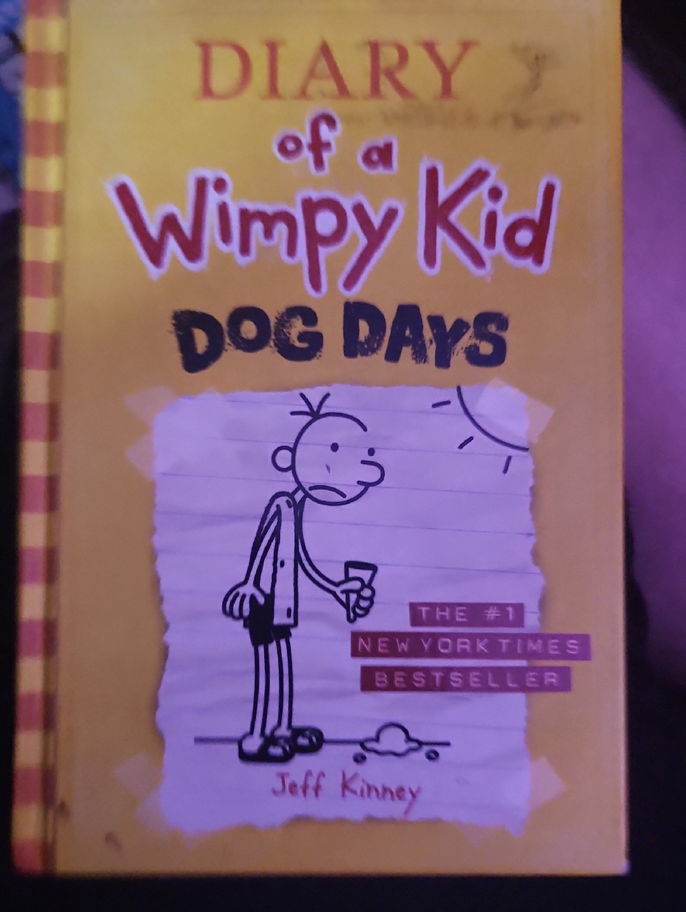 Diary of a Wimpy Kid: Dog Days by Jeff Kinney - Yellow Cover